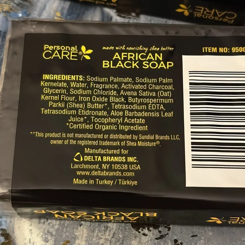 African Black Soap made with Nourishing Shea Butter BUNDLE LOT Fresh sealed